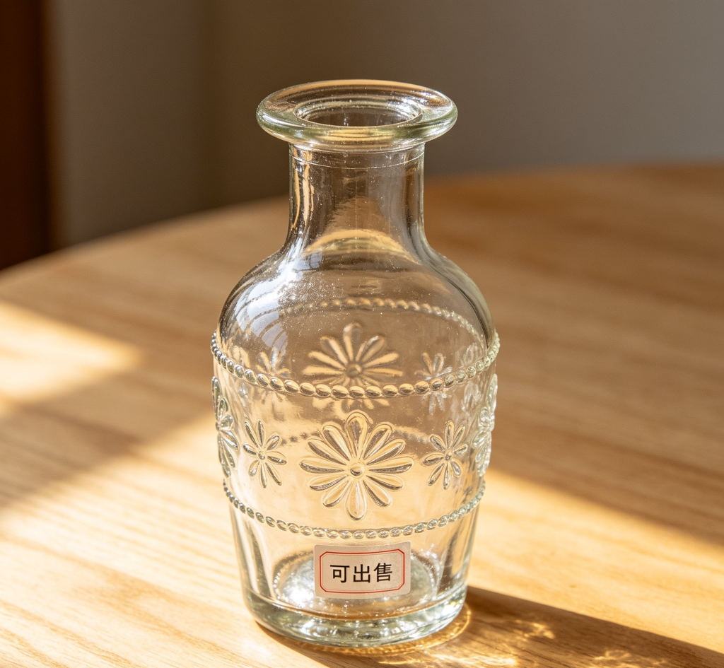 Chippy Painted Bottles for Home Decor