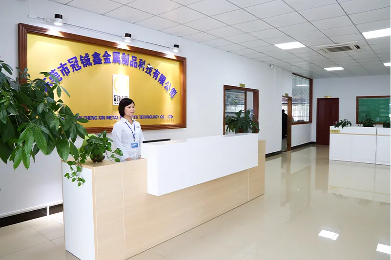 GuanChengXin zamac bottle cap factory workshop in Dongguan