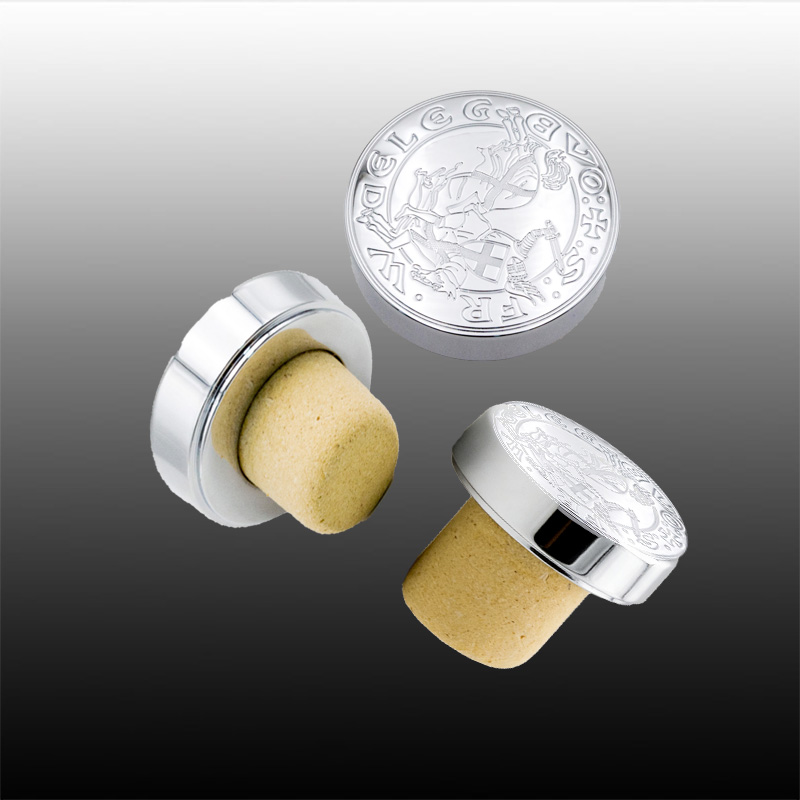metal wine cork