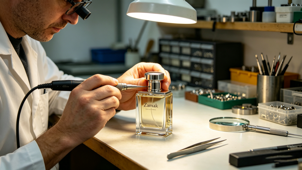 repair zamak perfume caps