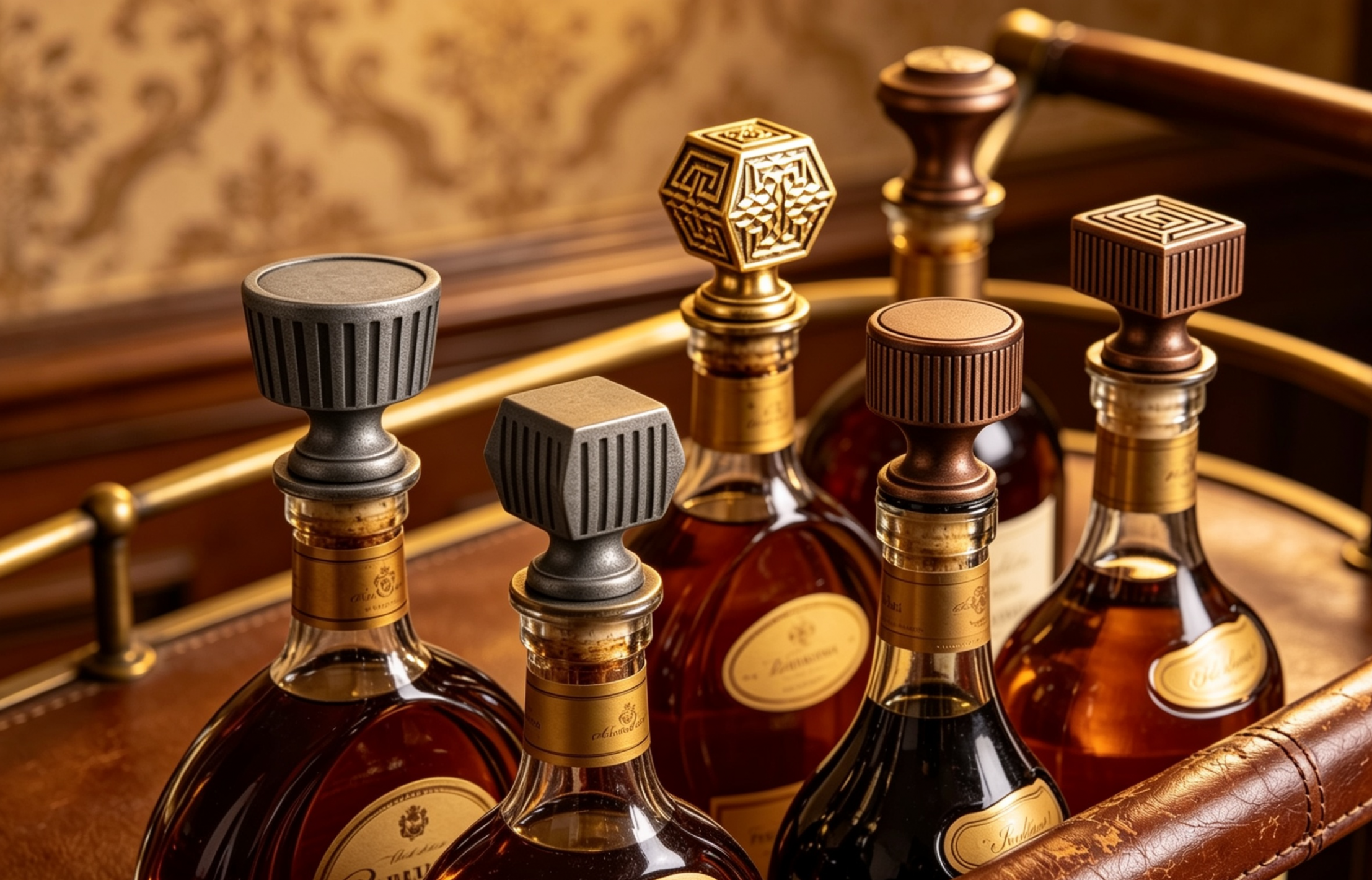 zinc alloy wine stopper caps
